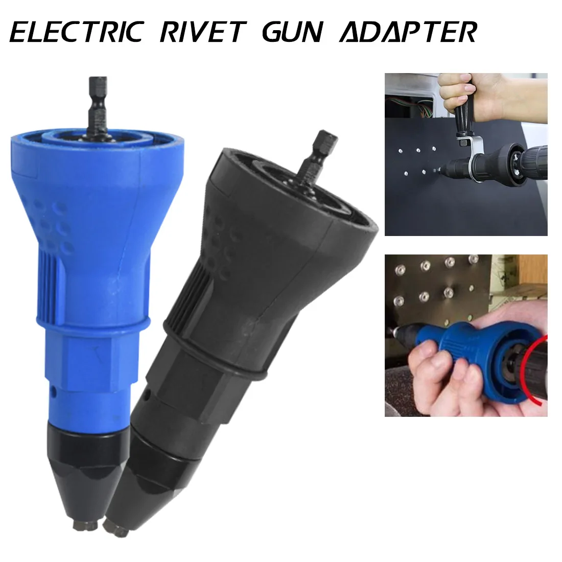 

DIY Household Tool Electric Rivet Nut Gun Cordless Riveting Drill Adaptor Insert Nut Tool Riveting Drill Adapter