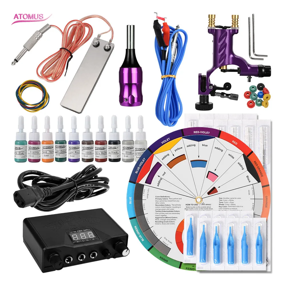 

Tattoo Machine Rotary Tatuagem Set Maquina Tatoo Machinery Professional Tatouage Rotative Tattoo Kit Tools Maquina De Tatuar