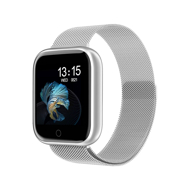 

Smart Watch Men Women Heart Rate case Pedometer Message Camera Reminder Phone Watch Heart Rate Blood Pressure For Apple Android