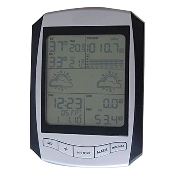 

New Style Multi-functional Wireless Weather Stations - Indoor Outdoor Temperature display - Humidity Sensor - Rain Guage and W