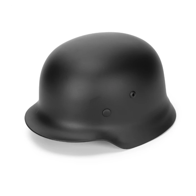 WW2 Немецкий М35 Стальной шлем/защитный шлем/2 мировой войны шлем - Цвет: Черный