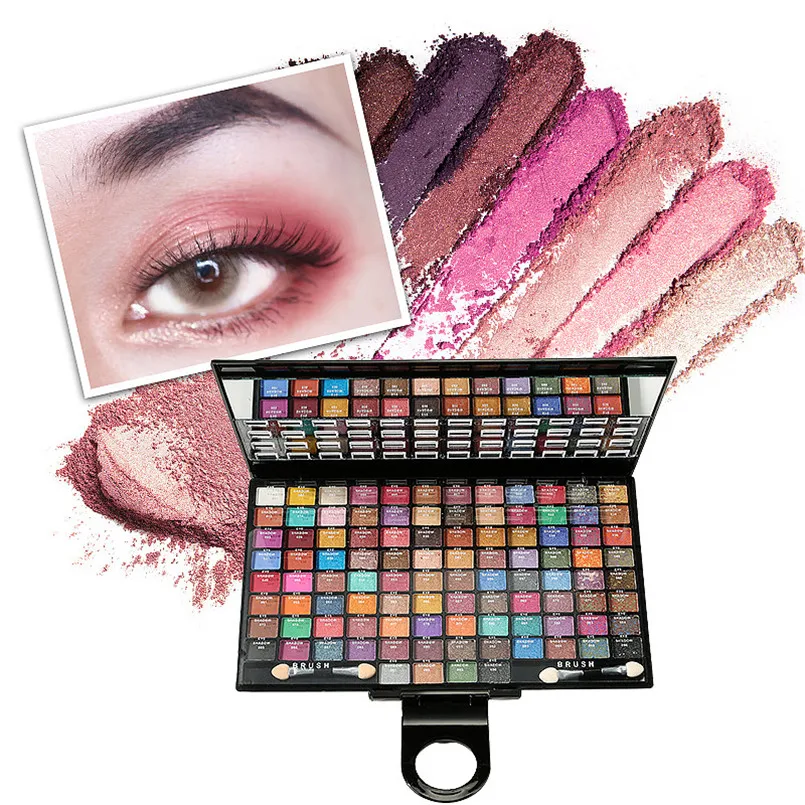 Eye Shadow Shimmer Glitter Eye Shadow Plate Powder shimmer eyeshadow Makeup Palette palette maquillage yeux E1