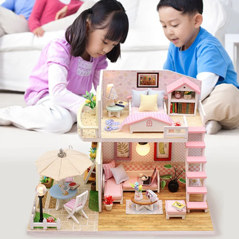 Christmas-Gifts-Miniature-Diy-Puzzle-Toy-Doll-House-Model-Wooden-Furniture-Building-Blocks-Toys-Birthday-Gifts