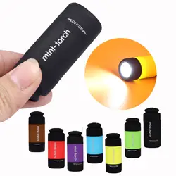 Мини светодиодный фонарь 0,3 Вт 25лум портативный фонарик USB Открытый водонепроницаемый перезаряжаемый брелок-фонарик лампы многоцветные # sw