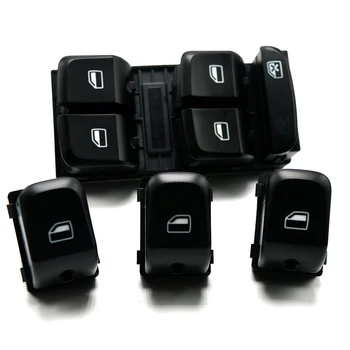 

4Pcs / set FREE SHIPPING NEW WINDOW CONTROL SWITCH PANEL FOR AUDI A4 A5 Q5 2007-2012 8KD 959 855 8KD959855A 8KD959851