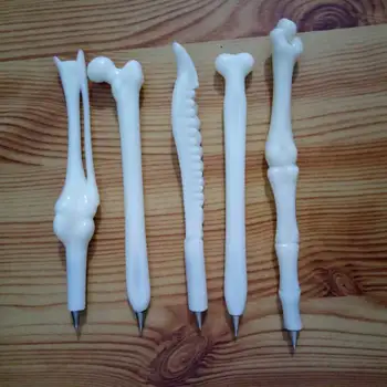 

200PCS Different Styles Pen Bone Shape Ballpoint Pens Wholesale New Creative Gift School Office Stationery