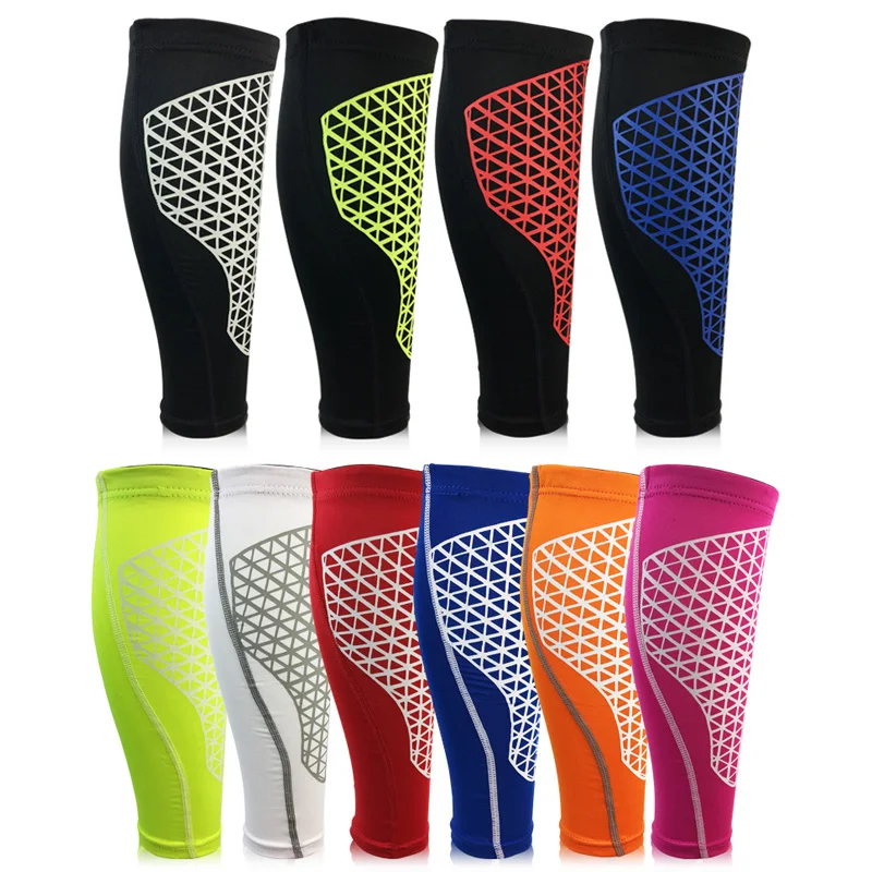 

Compression Leg Sleeve Men Women UV Protection Leg Warmers Running Basketball Shin Guards Calf Sleeves Football Sport Support