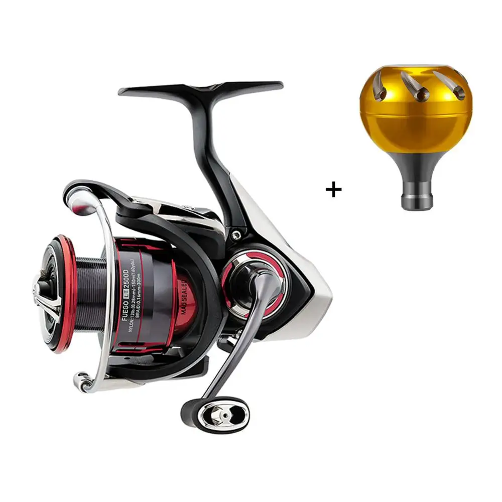 Daiwa FUEGO LT спиннинговая катушка с ручкой 5,2: 1/5. 3:1/6,2: 1/5. 7:1 Передаточное отношение 6+ 1 шарикоподшипники катушка для морской рыбалки - Цвет: Gold Light Pewter