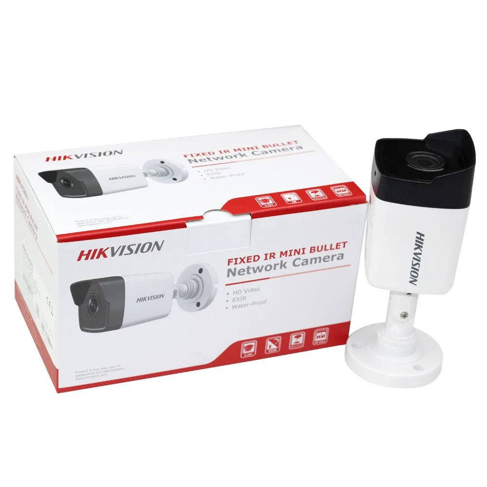 В наличии Hik Bullet IP камера наружная DS 2CD1023G0 I 2MP CMOS безопасности с днем и ночью версия