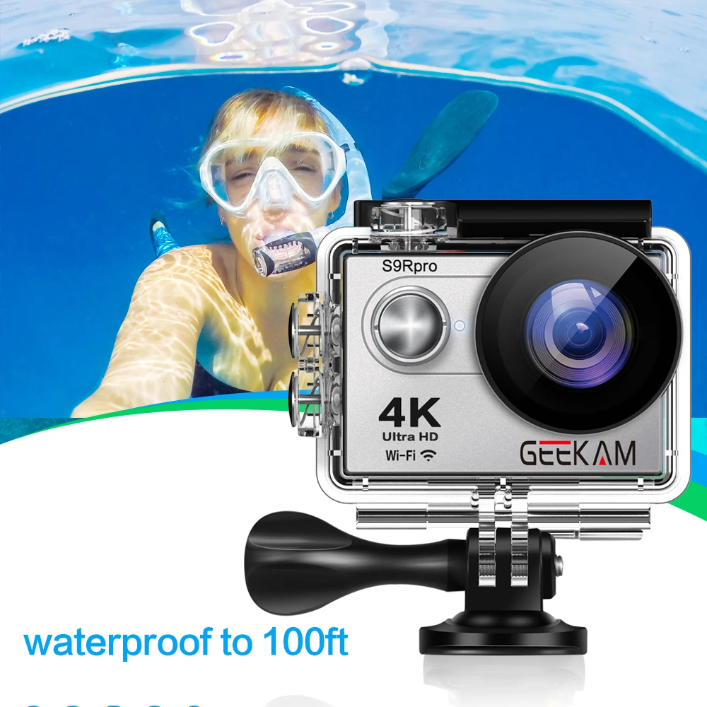  GEEKAM S9Rpro Action Camera Ultra HD 4K 30fps 16MP WiFi 2.0
