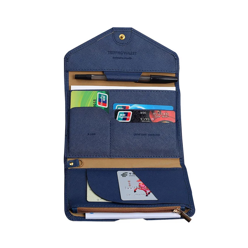 

Travel Casual Passport Cover Fold Money Wallet Credit Card Multifunction License Holder Holiday Business Clutch Purse Bag SS3450
