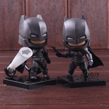 

The Dark Knight Hot Toys Figure Batman Armored Q Version PVC Action Figures Collectible Model Toys 2pcs/set