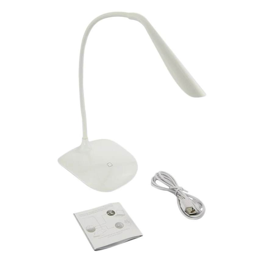 FSLH USB Rechargeable Touch Sensor font b LED b font Table Desk Bed Lamp Reading Light