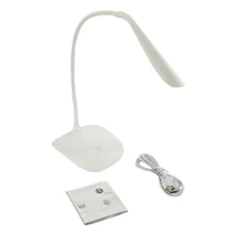 FSLH USB Аккумуляторная Сенсорный Датчик СВЕТОДИОДНЫЕ Настольные Прикроватная Лампа Для Чтения Света