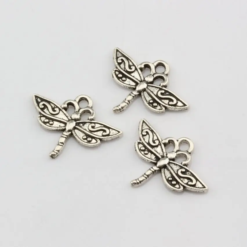 

Holiday Sale 100 Pcs Lively Dragonfly Charms 15mm*23mm (1734)