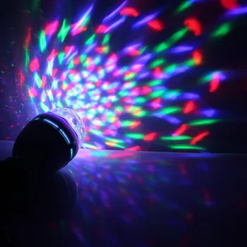 

RGB Crystal Led Stage Light DJ disko light Rotating Multi Colors Magic Professional Led Stage Lighting Lamp Music Party Light