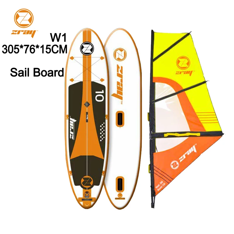 Sail Совета SUP 305*76*15 м Z RAY W1 стабильный надувные стоячего доска для занятий серфингом, серфинга каяк спорт лодка bodyboard весло windsail