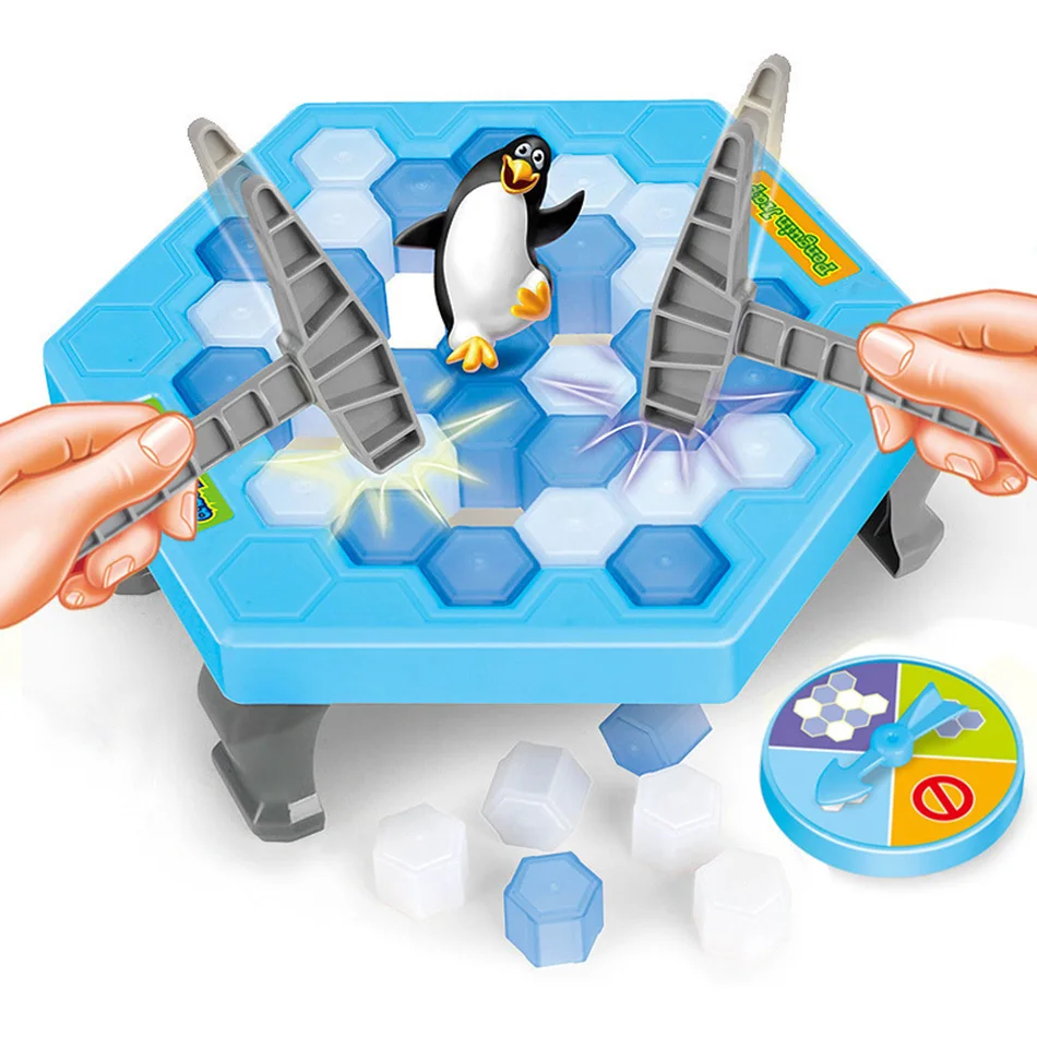 

Activate Fun Interactive Game Penguin Trap Trap Ice Breaking Table Penguin Entertainment Toy for Children in Family Fun Game