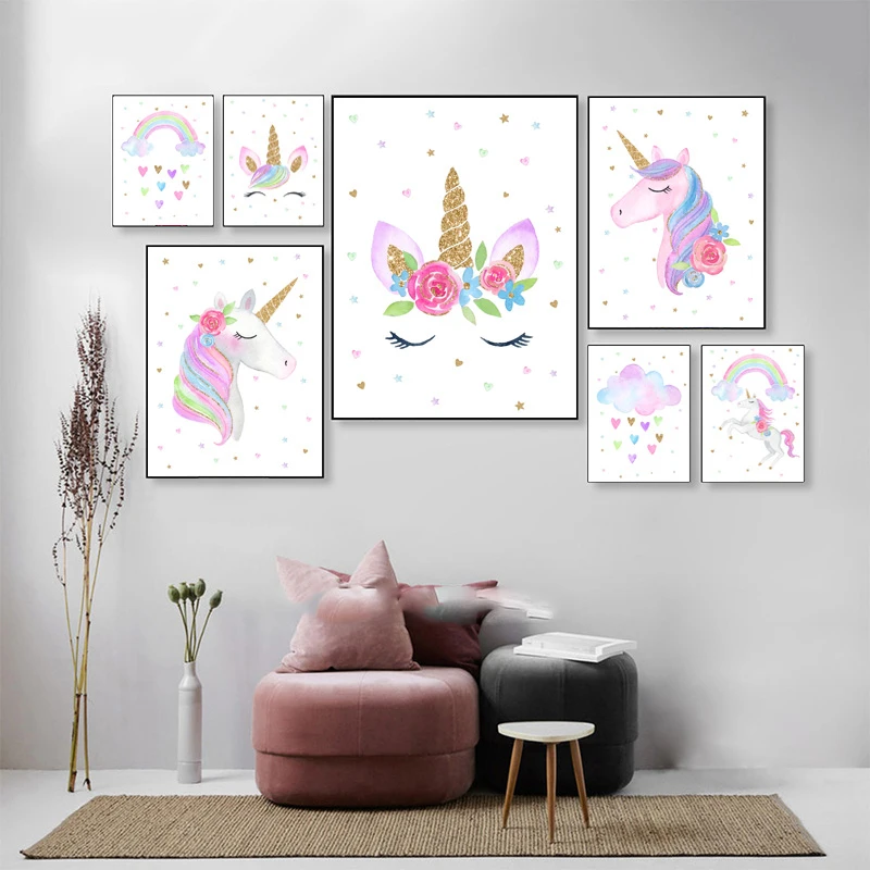 

Princess Pony Unicorn Diamond Painting Cross Stitch Diamond Embroidery 5D Diy Cartoon Diamond Mosaic Picture Rhinestones