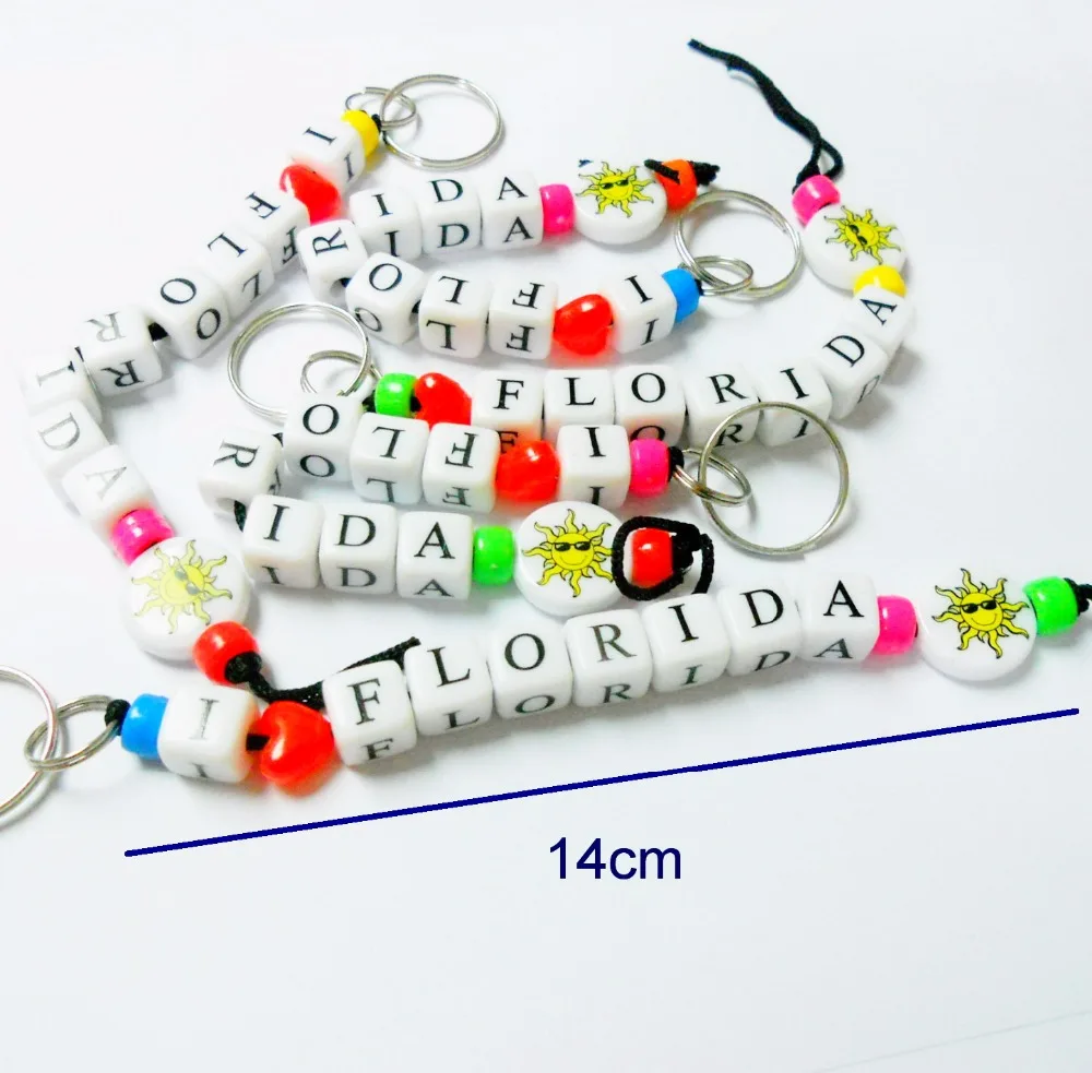E803 bead keyring 14g 