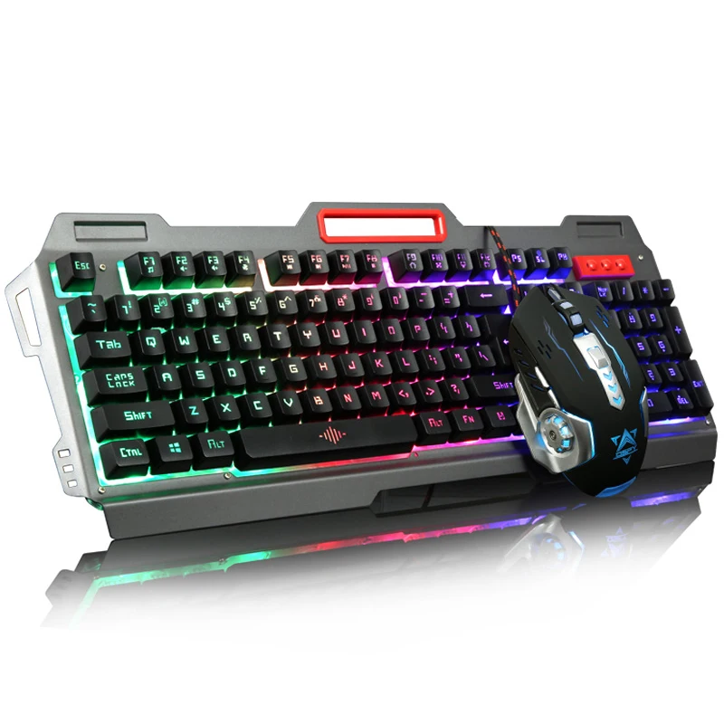 104 Keys K 38 Wired LED Backlit illuminated Metal Panel