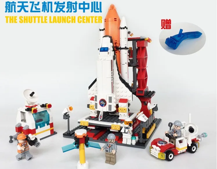 Spaceport 679pcs Building блокирует обучение образование кирпичи игрушки модели