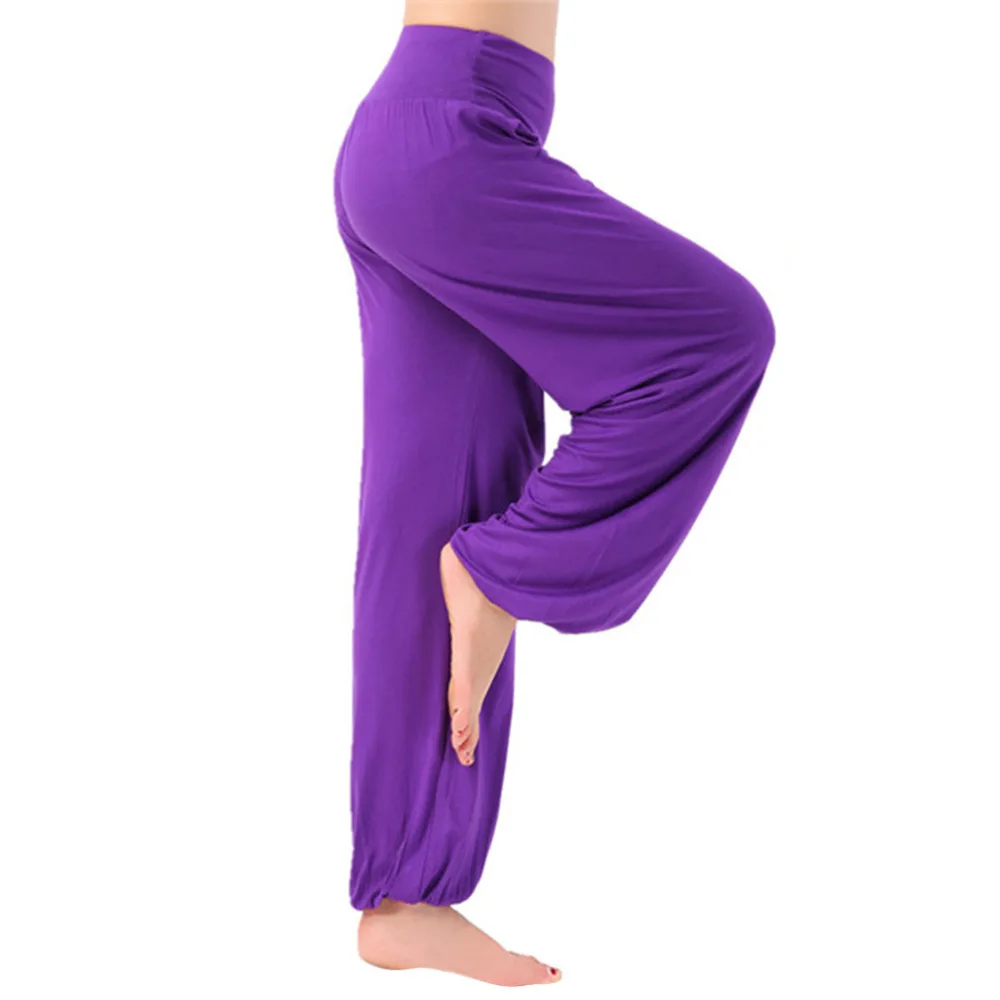 Yoga Pants Women Plus Size Soft Light Bloomers Dance Yoga TaiChi Full