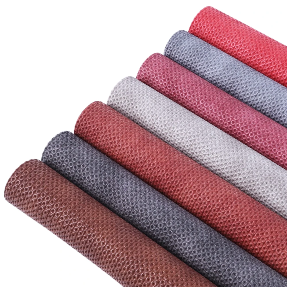 

david angie 20*34cm Gradient Color Faux Artificial Synthetic Leather Fabric For Sewing,DIY Handmade Crafts for Bag Shoes,1Yc4777