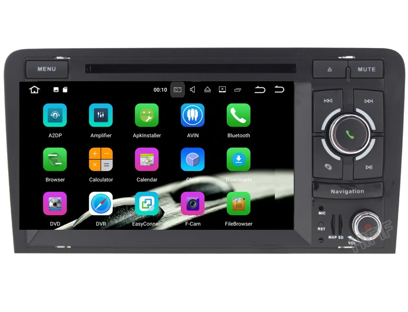 Sale Android 8.0 4GB+32GB 7" 2 DIN Car DVD Player GPS Navigation Radio Canbus USB SD for Audi A3 8P/A3 8P1 3-door Hatchback/S3 8P/RS3 6