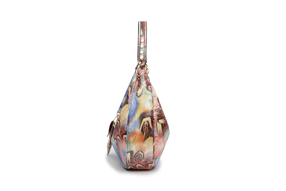 Arliwwi брендовые элегантные блестящие для женщин женские сумки через плечо Радуга сумки на плечо Женский Большой Tote Красочные особенности крест средства