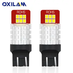 OXILAM 2 шт Canbus T20 7443 7440 W21/5 W W21W WY21W светодиодный лампы для автомобилей дневного вождения огни Обратный Стоп 12 V Белый