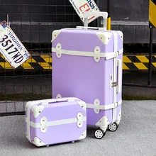 Caludan прекрасный 1" косметичка 20/24/26/28 дюймов для девушек-студенток от чемодан на колесиках багаж Женская чемодан на колесиках