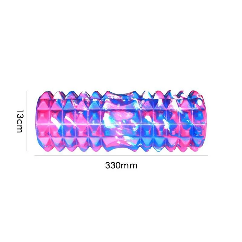 5 цветов блоки для йоги фитнес пилатес Колонка для йоги роликовый массаж мышцы мяч для йоги Тренажерный зал тренировки фитнес оборудование блок - Color: Multi