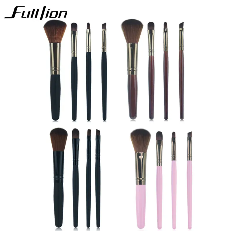 1 4PCS Professional Super Soft Makeup Eyebrow Brush Eyeshadow brush eyeliner Lip Brush Make up Comestic