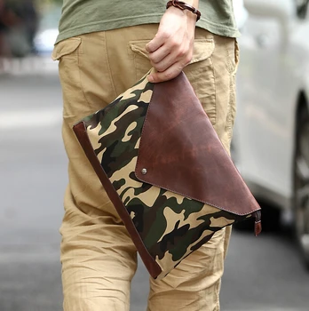 

YESETN bag new hot man fashion envelope bag male day clutch hand bag men canvas bag