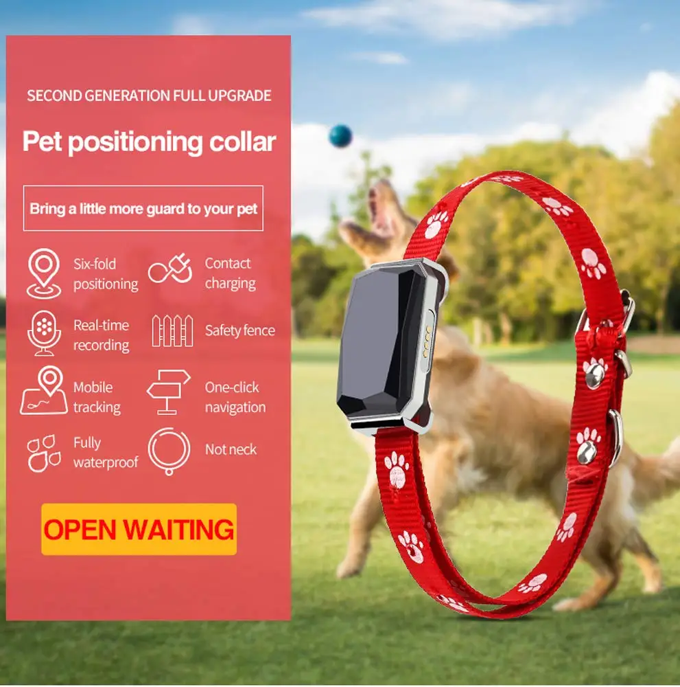 Smartlife с Pet gps трекеры, умный позиционирования воротник Модернизированный gps слежения ошейник для собак, ПЭТ активности контроль в режиме реального времени