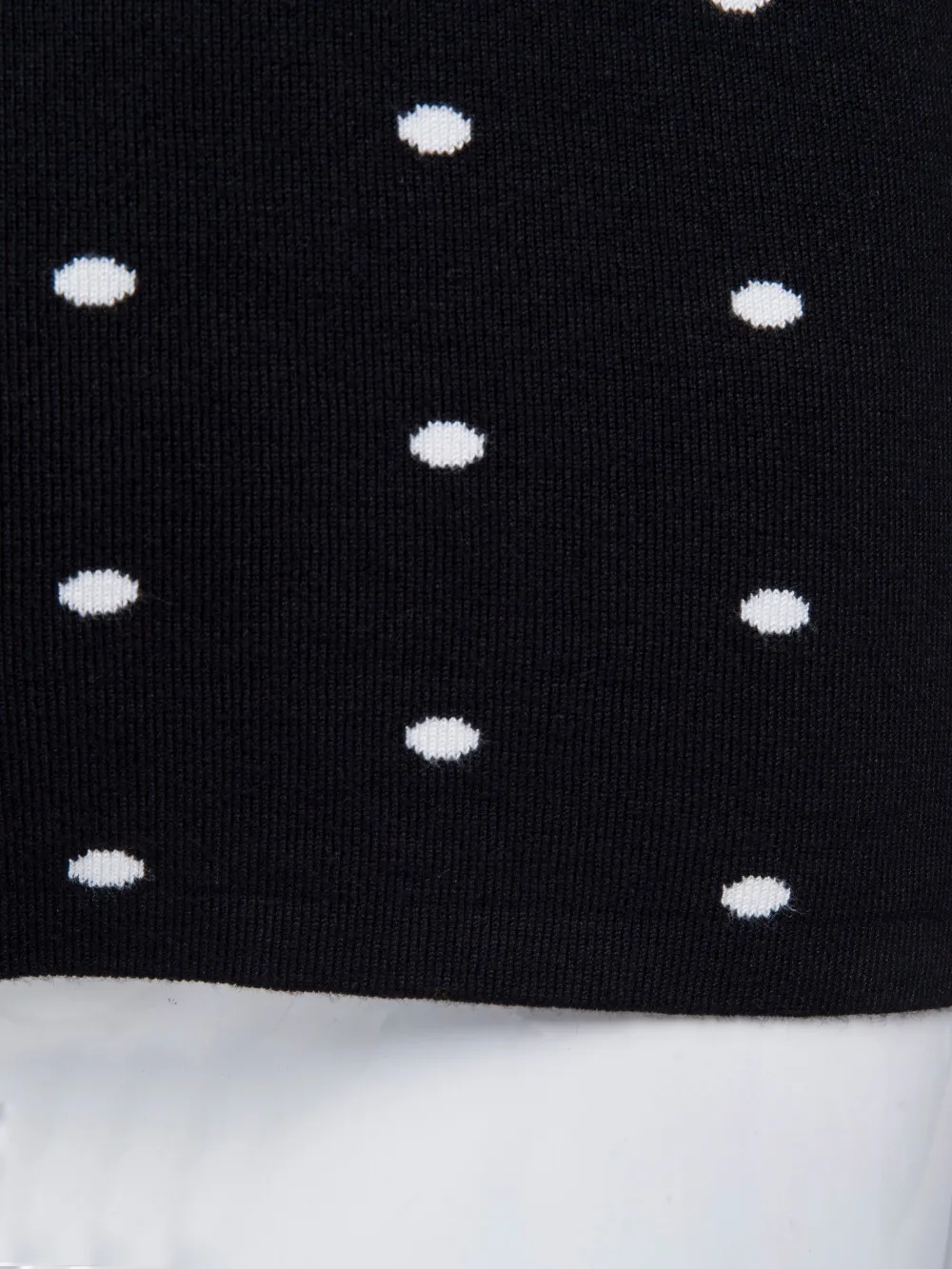 Kinikiss Women Polka Dot Vintage Sweaters Shirt O Neck Long Sleeve Pullovers Spring Fashion Elegant Lady Slim Knitted Sweater