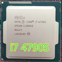 Процессор intle I7-4790S I7 4790S cpu 3,2G 3,2 GHz LGA 1150 65W четырехъядерный разбрызгиваемый кусочками 4790S