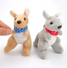 The scarf Australian kangaroo fluffy widgets that doll Small pendant stuffed kangaroo machine doll mixed model
