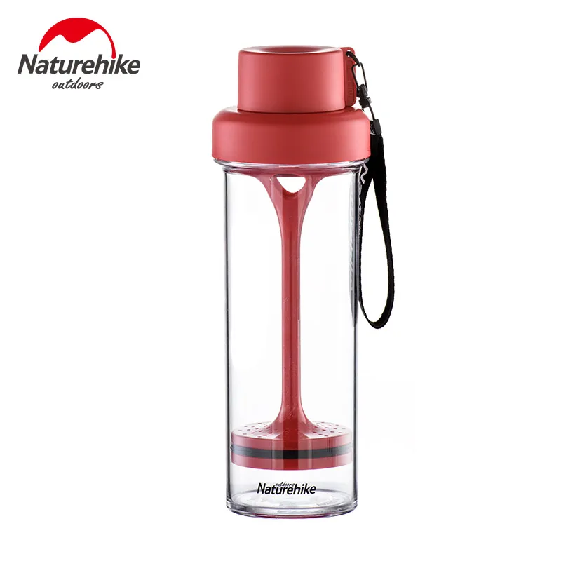 Red-400ml Naturehike открытый бег бутылочки Спортивная бутылка 400 мл пластик бутылка для воды портативный фляга для велосипеда бег спортивные бутылки Пикник - Цвет: Red-400ml