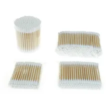 Новые розовые зеленые косметические ватные палочки для чистки ушей, инструменты для детей и взрослых, двухголовые чистые ватные палочки