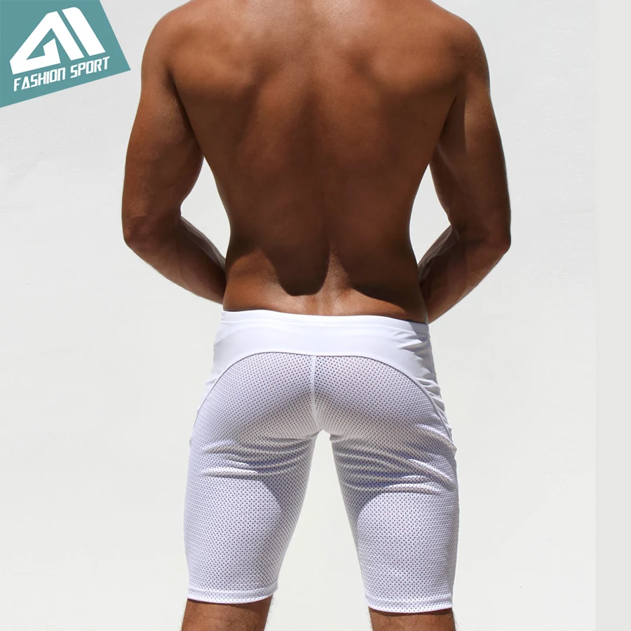 Athletic Men's Sport Tight Shorts Leisure Summer Fitted Gym Men Workout Shorts Skinny Running Yoga Fight Short for Men AQ160611