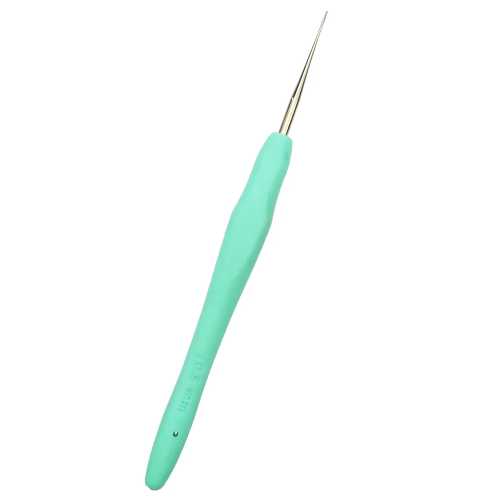 1 Piece Stainless Steel Crochet Hooks Knitting Needles Craft Yarn,0.5~2.75mm, Multicolor