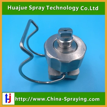 

Stainless steel adjustable ball clamp full cone nozzle,adjustable ball clip eyelet spray nozzle for degeasing,flat fan nozzle