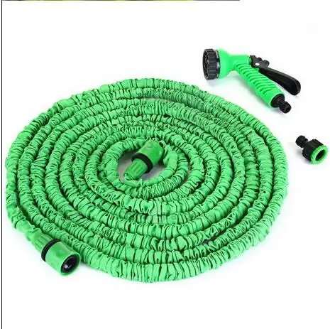 

by dhl 30 pieces watering 75FT Expandable Magic garden Hose reels Stretched 22.5M +spray Gun Water Hose EU/US connector