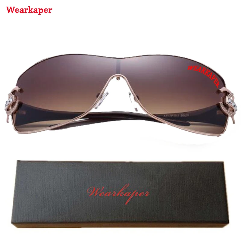 

WEARKAPER Retro Diamond Sunglasses Women Polarized Driving Sun Glasses Goggles Polaroid Lens Oversized Sunglasses Oculos De Sol