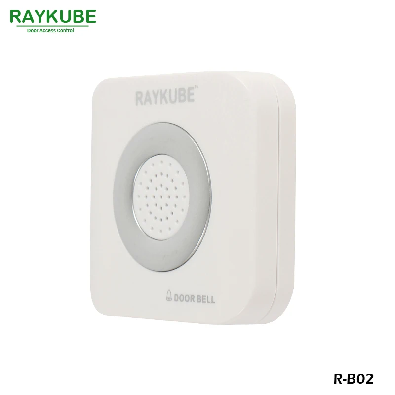 

RAYKUBE Wired Doorbell DC 12V For Door Access Control System R-B02