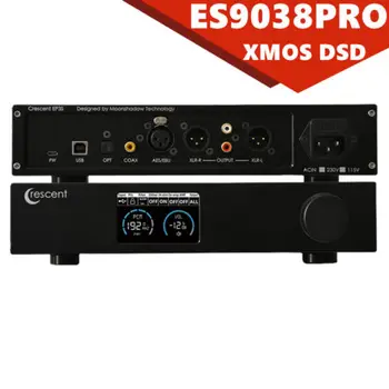 

Nobsound Full-balanced ES9038PRO USB DAC XMOS 32bit/384K DSD256 HiFi Audio Decoder Black