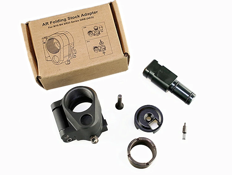 Adaptador para M16 Magorui Tático Dobrável Estoque - m4 Sr25 Série Gbb Aeg Caça Acessórios ar 3 Cheap Acessórios para armas de caça