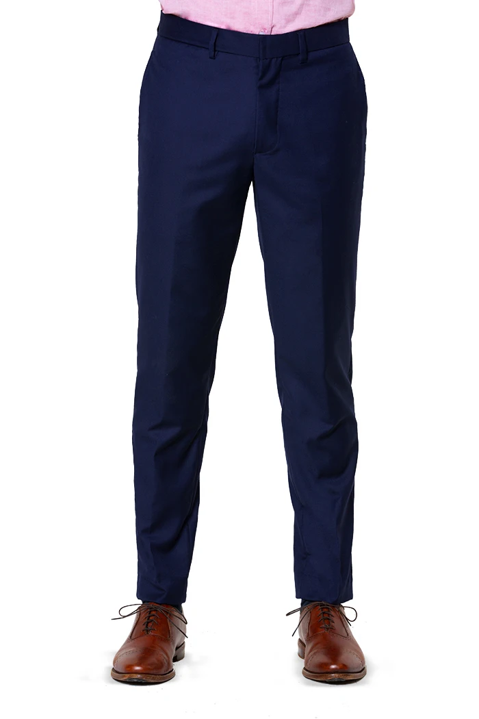 navy blue evening pants